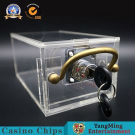 Beli 5mm Tebal Kotak Uang Dikunci / Mini 6 Decks Kotak Pengiriman Kartu pembuatan online