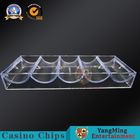 Durable Poker Chip Rack Holder Tray With Lid Or Without Lid Can Put 40mm Gambling Round Chips
