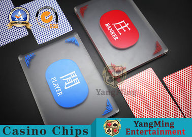 Beli Acrylic Scrub Dragon Tiger Baccarat Spidol Gambling Table Games Menangkan Tombol Dealer pembuatan online