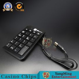 Beli Sistem Perjudian Baccarat Yang Ramping Keyboard Nomor USB Hitam Plastik Sistem Tabel Keyboard Kabel pembuatan online