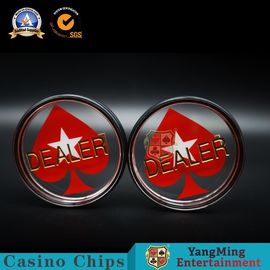 Beli Putaran Transparan Texas Carving Poker Dealer Tombol Penanda Kode Kartu Permainan Tar Posisi Aksesoris pembuatan online