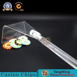 Beli Kasino Permainan Aksesori Akrilik Penuh Keripik Poker Rake / Plastik Telescopic Disassembly Chips Perjudian Rake pembuatan online