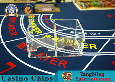 Beli Dudukan Kartu Pribadi 2 Deck Full Transparan Acrylic Drop - Tahan pembuatan online