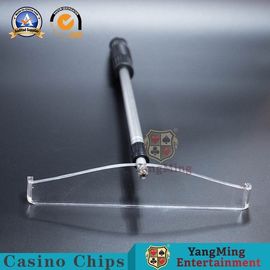 Beli Hiburan Kasino Permainan Aksesoris Deluxe Telesope Roulette Logam Stainless Steel Poker Chips Rake pembuatan online