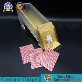 Beli Pabrik Desain Kustom Frosted Bermain Kartu Shuffler Baccarat Poker Table 8 Deck Buang Sepatu pembuatan online