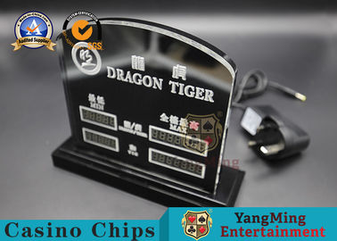 Beli Dragon Tiger Casino Table LED Terbatas Sign Poker Table Taruhan Limit Sign Untuk Poker Club Blackjack Table Game pembuatan online