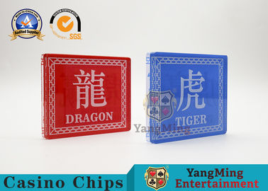Beli Renda Sutra Layar Spidol Baccarat Merah Dan Biru Dua Sisi Perjudian Dragon Tiger Table Win Button pembuatan online