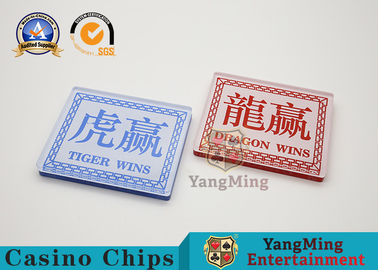 Beli Kasino Naga Tiger Poker Penanda Permainan 8 Deck Bermain Kartu Permainan Menangkan Tombol Dealer pembuatan online