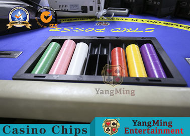 Beli 350 pcs Texas Hold'em Chips Poker Chip Tray pembuatan online