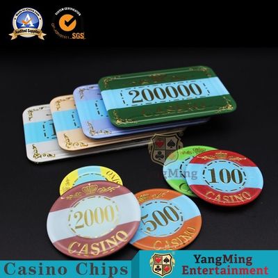 Beli Crown Chip Chip Poker Kasino Tak Terlihat Anti Pemalsuan pembuatan online