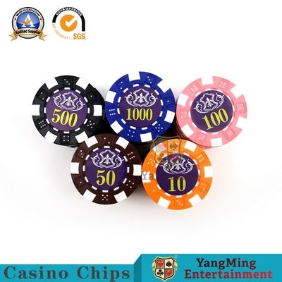 Beli 760 Pcs Texas Hold 'Em Permainan Inti Anti-Pemalsuan Chip Mata Uang Amerika ABS Clay Poker Fancy Chip Set Pabrik Set Tempat pembuatan online