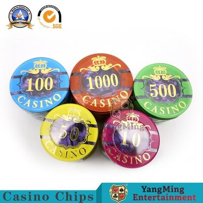 Beli 760 Pcs Amerika ABS Tanah Liat Plastik Chip Set Texas Hold 'Em Permainan Khusus Inti Besi Anti-Pemalsuan Chip Mata Uang pembuatan online