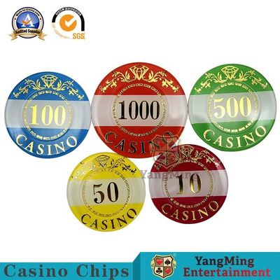 Beli 760 Pcs Akrilik Chip Set Texas Black Jack Bronzing Chip Mata Uang Anti-Pemalsuan Plastik Tempat Chip Dukungan Kustomisasi pembuatan online