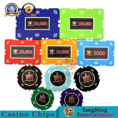 Beli 25g 760 Pcs Tanah Liat Buram Stiker Kasino Poker Chip Set pembuatan online