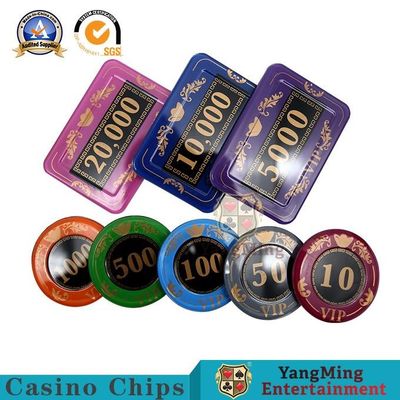 Beli Anti Pemalsuan 730 Pcs 45mm Set Chip Poker Kasino pembuatan online