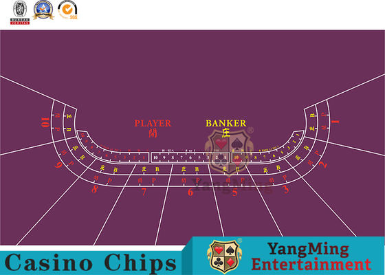 Beli 9-Orang Baccarat Dan Texas Hold'Em Pencetakan Standar Warna Kustomisasi Produsen Taplak Meja Permainan Poker Warna Tahan Air pembuatan online