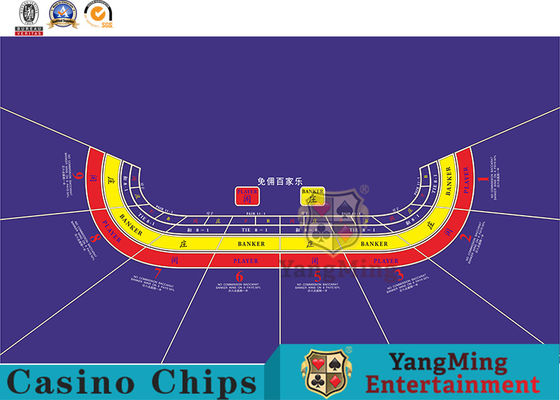 Beli 8 Orang Cina Dan Inggris Bebas Komisi Baccarat Poker Taplak Meja Tahan Air Kelas Industri Pencetakan Empat Warna pembuatan online