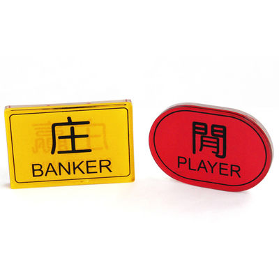 Beli Transparansi Tinggi Kristal Akrilik Pencetakan Dua Sisi Meja Permainan Baccarat Casino Free Board Poker Table Positioning pembuatan online