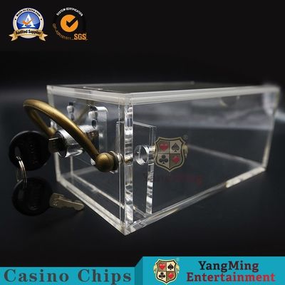 Beli 6 Deck Baccarat Poker Table Akrilik Transparan Tinggi 171 * 100 * 80mm pembuatan online