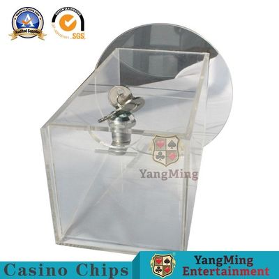 Beli Meja Poker Baccarat Akrilik Bulat Bawah Transparan YM-DH04 pembuatan online