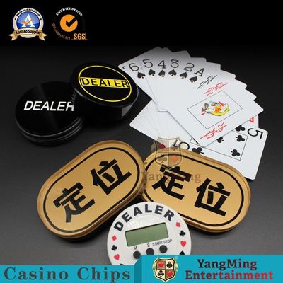 Beli Aksesoris Permainan Kasino Akrilik Piring Pemosisian Dua Sisi pembuatan online