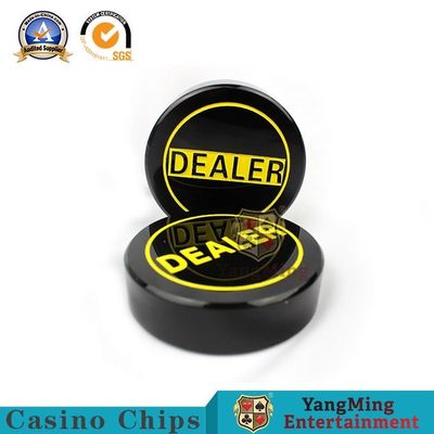 Beli Tradisional Klasik Hitam Dan Kuning Suhu Tinggi Ukiran Texas Dealer Kartu Pemosisian Kartu Permainan Poker Club pembuatan online
