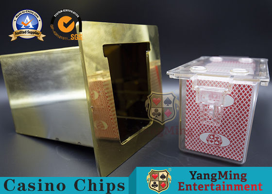 Beli Kotak Kartu Bermain 1kg Dilapisi Titanium Golden Stainless Steel pembuatan online