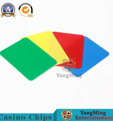 Beli Spot Warna Meja Poker Potongan Kartu Plastik Pvc Tahan Air 90x65mm pembuatan online