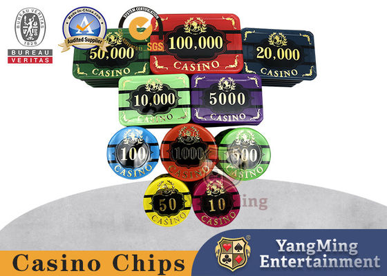 Beli 45mm Texas Game Jackpot Akrilik Personalized Casino Poker Chip Set pembuatan online