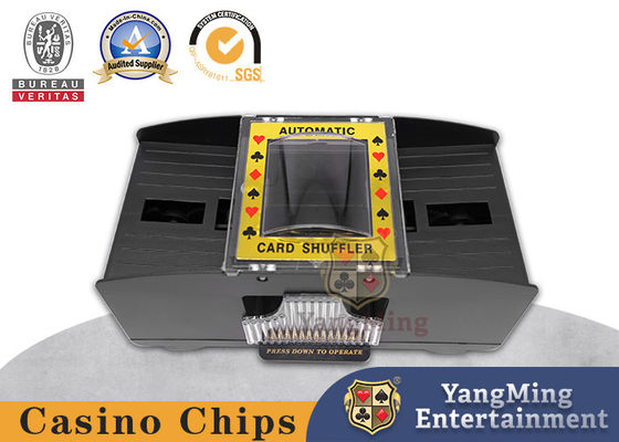 Beli Klub Hiburan 2 Set Baterai Poker Sekali Pakai Dispenser Kartu Pengacakan Cerdas Dengan Baterai 5AA pembuatan online
