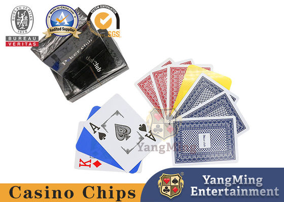 Beli PVC Plastik Besar Kartu Bermain Cetak 33 Kartu Kotak Hitam Untuk Texas Hold'Em Game pembuatan online