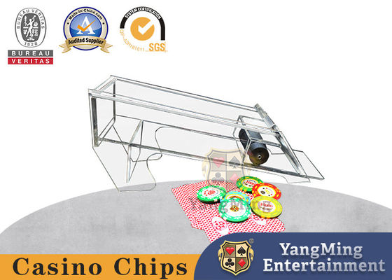 Beli Sepenuhnya Transparan Tebal 8 Set Poker Solitaire Akrilik Dealer Shuffler pembuatan online