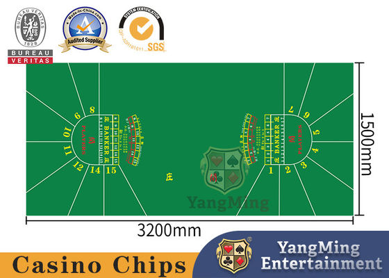 Beli SGS 15 Pemain Baccarat Felt Poker Taplak Meja Taplak Meja pembuatan online