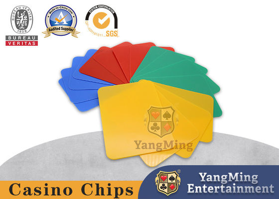 Beli Meja Poker Kasino Plastik Seri Kartu Potong Warna-warni Kartu Potong Plastik Kosong Dijual pembuatan online
