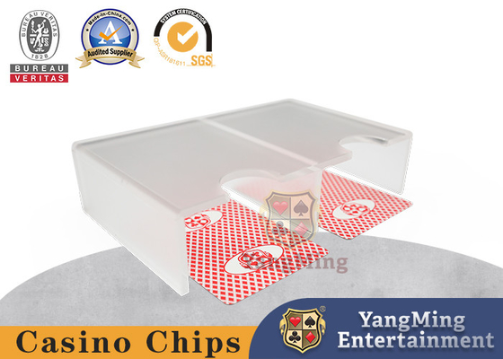 Beli Pemegang Kasus Kartu Perjudian Akrilik Setengah Transparan Tebal Buram pembuatan online