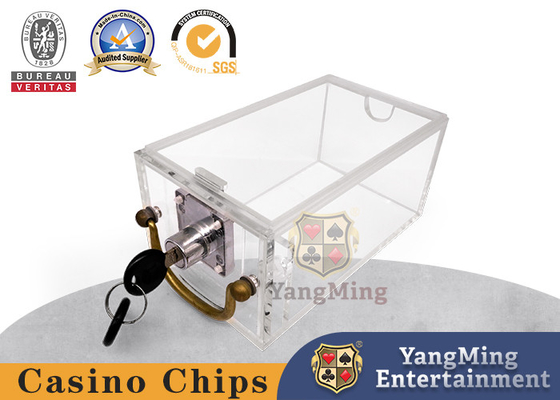 Beli Kotak Kartu Meja Poker Texas Baccarat Kustom Transparan Akrilik 6 Set pembuatan online