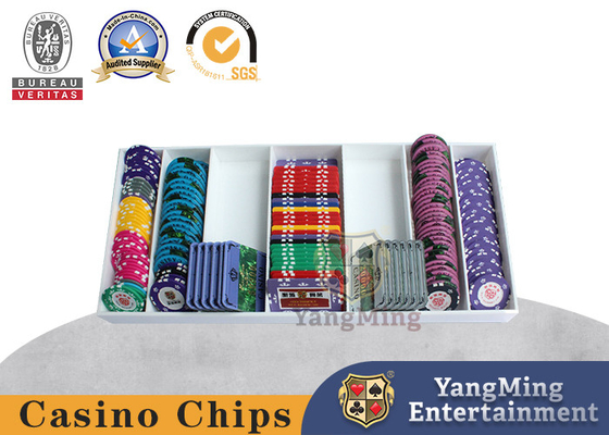 Beli Kualitas Tinggi Putih ABS Plastik Countertop Baccarat Texas Chip Tray Meja Perjudian Dedicated pembuatan online