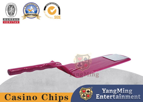 Beli Meja Roulette Baccarat Meja Permainan Aksesoris Sekop Kartu Mawar Merah Akrilik pembuatan online