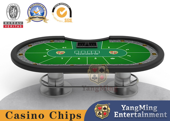 Beli Oval Metal Disc Texas Fireproof Board Game Poker Table Sertifikasi BV pembuatan online