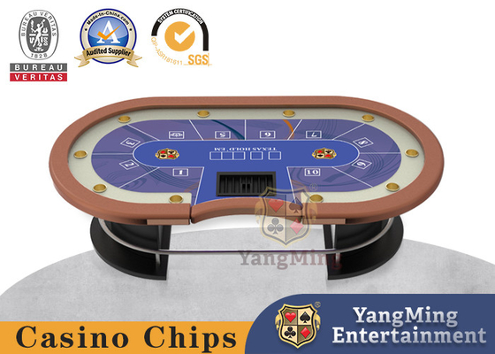 Beli Texas Hold'Em Clubhouse Meja Poker Kasino Kustom untuk 10 Pemain pembuatan online