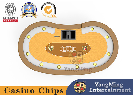 Metal Disc Texas Custom Poker Table Competition Vip Club Dedicated Game Table