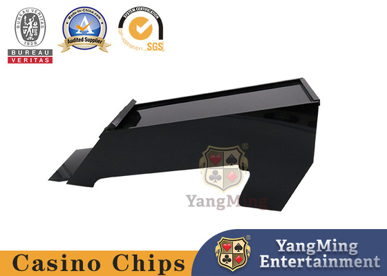 Kualitas tinggi Akrilik Hitam Standar Poker Kartu Dealer Sepatu Texas Black Jack Game Meja Judi