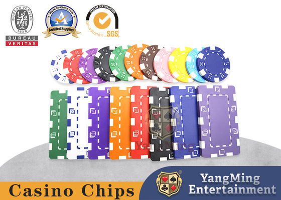 11.5g Baru Multi-warna Chips ABS Plastik Texas Baccarat Kasino Disesuaikan