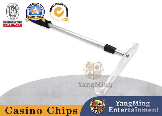 Transparan Poker Chip Receiver RFID Chip 2 Bagian Teleskop Aluminium Field Aksesoris