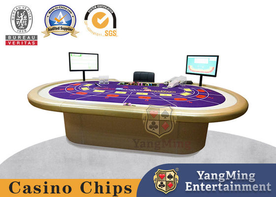 RFID Baccarat Poker Chip Table Poker Table Cloth Game Dapat Dirancang dan Disesuaikan