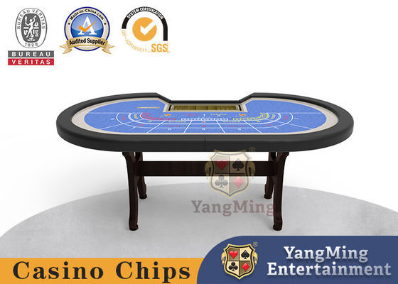 Meja Poker Lipat Kaki H Baccarat 8 Orang Meja Baccarat Dapat Disesuaikan Baru