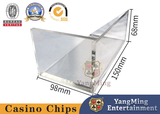 Texas Hold'Em Poker Triangle Kotak Kartu Limbah Delapan Deck Poker Kotak Kartu Limbah Aksesoris