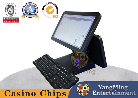 Komputer layar berpasangan All-in-One Casino Baccarat Poker Game Management System