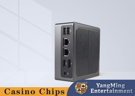 Black Aluminium Baccarat Perangkat Lunak Komputer Host Poker System Portable Komputer Kompak