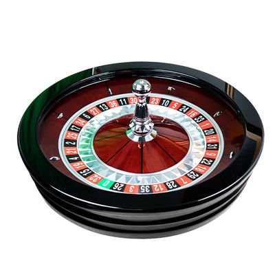 International Import Single 0 Solid Wood Roulette Kasino Roulette Poker Meja Permainan 82cm Manual Roulette